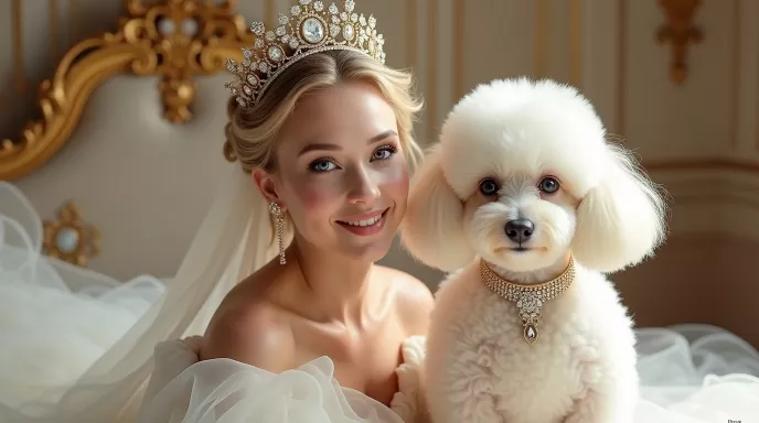 Prinzessin mit Pudel